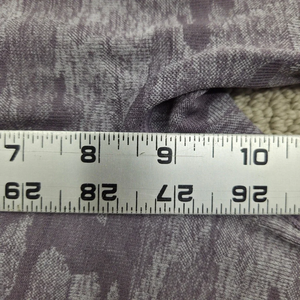 Lot of 2 Gymshark Adapt Camo Seamless Leggings‎ - Lavender & Green Womens Small